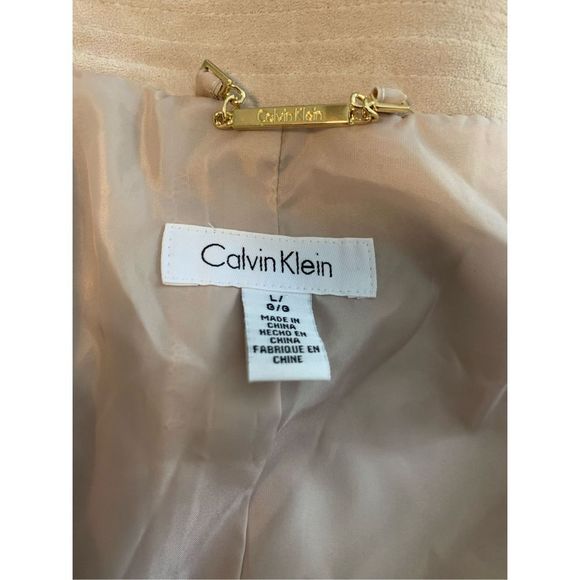 Calvin Klein Faux Suede Moto Jacket - Picture 3 of 5